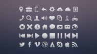 Vicons 36px Assorted Glyph Set