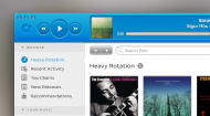 Rdio OS X Music App Mockup