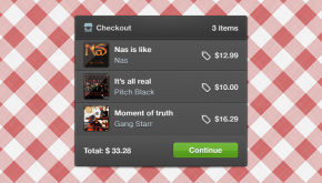 Simple Shopping Cart Checkout Widget